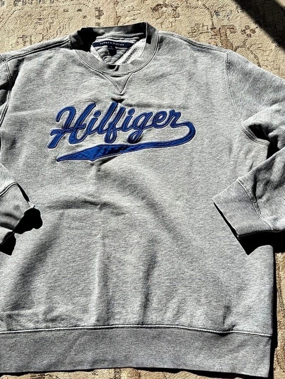 Tommy Hilfiger Gray Logo Sweatshirt